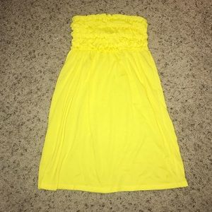 Yellow Swim Suit Coverup